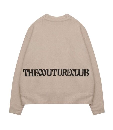 Pull Copyright Homme Beige Couture
