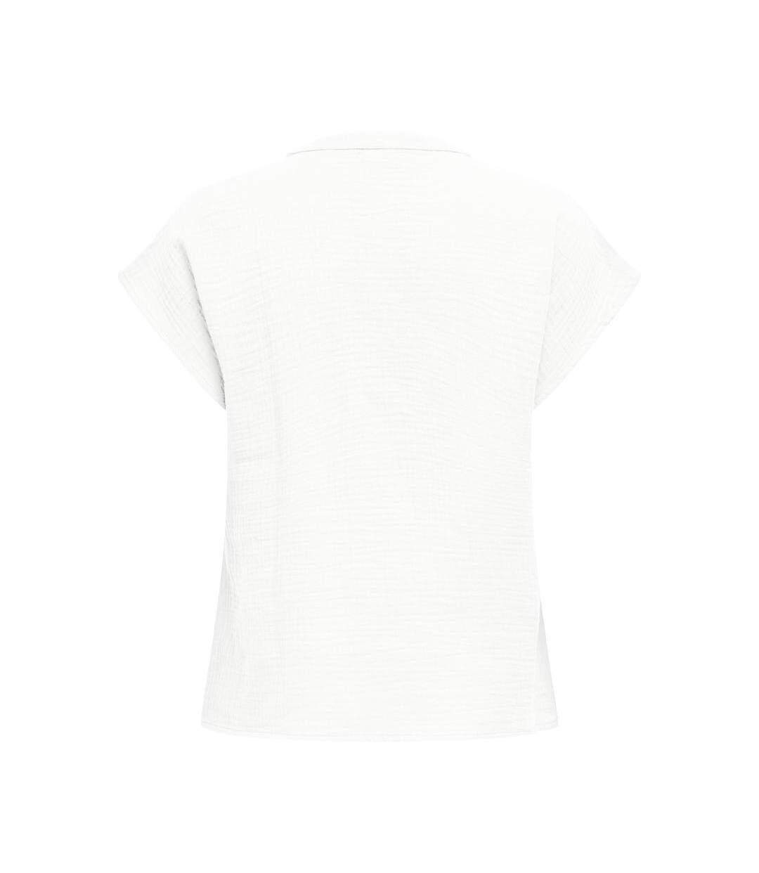 T-Shirt blanc femme jdy life-2