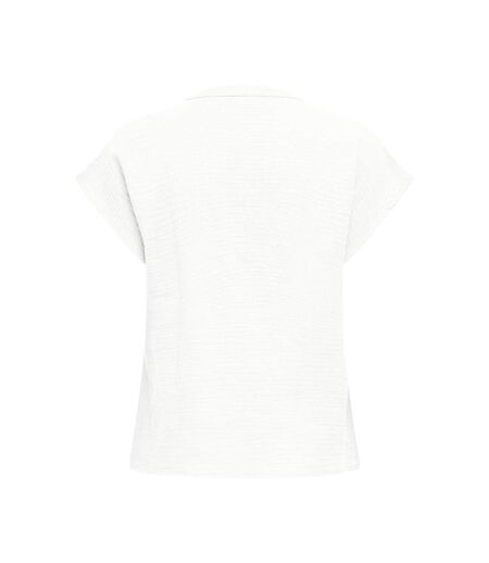T-Shirt blanc femme jdy life