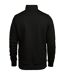 Tee Jay Unisex Adult Half Zip Sweatshirt (Black) - UTBC5405