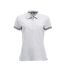 Clique Womens/Ladies Newton Polo Shirt (White)