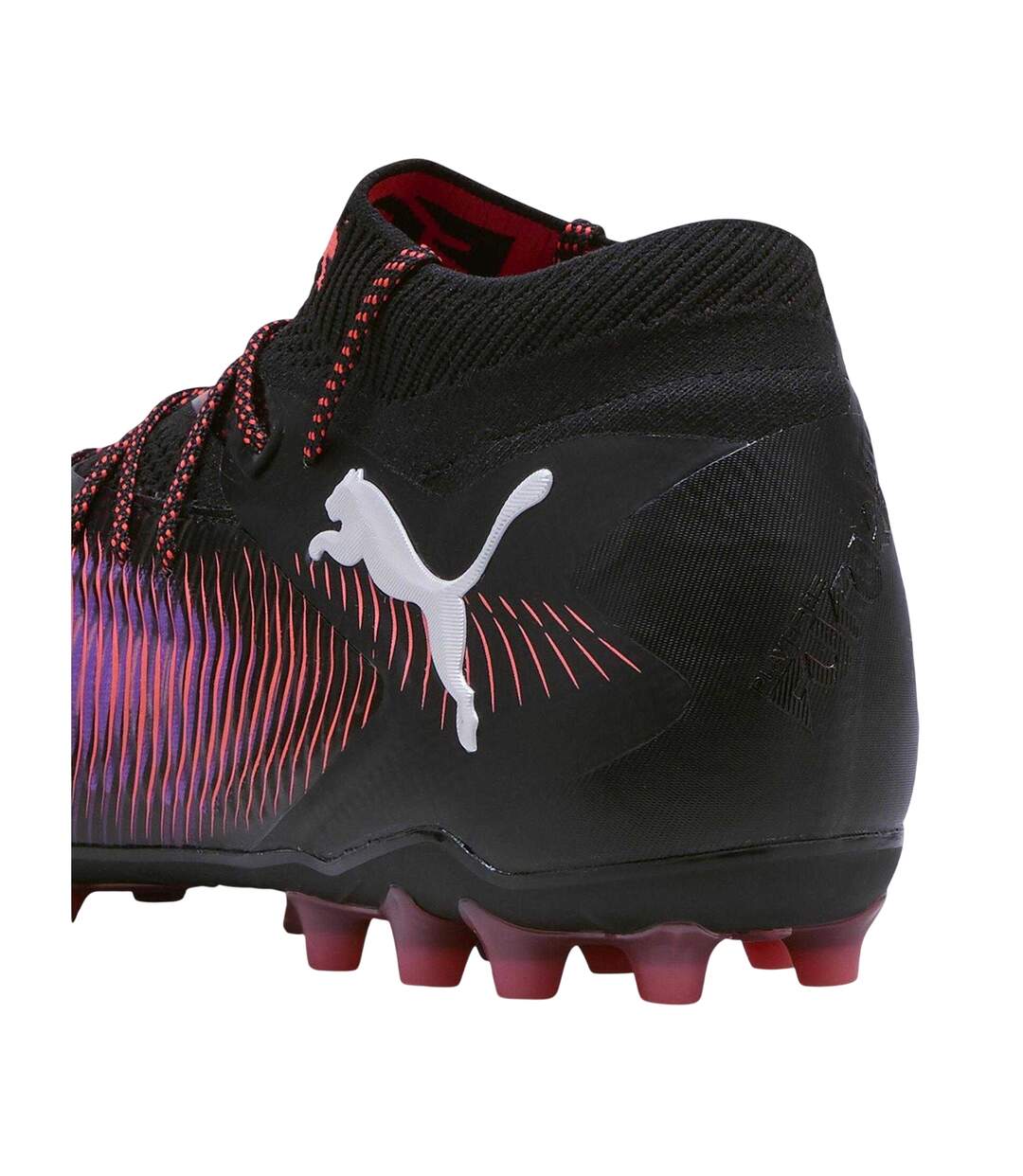 Mens Future 8 Ultimate Lace Up Firm Ground Football Boots  Black Puma-2