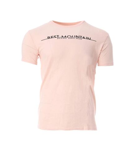 T-shirt Rose Homme Best Mountain 04 - L