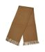 Solid Fringed Scarf One Size Mink Pieces-1