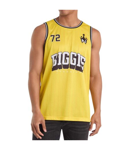 Maillot de basket homme jaune Amplified