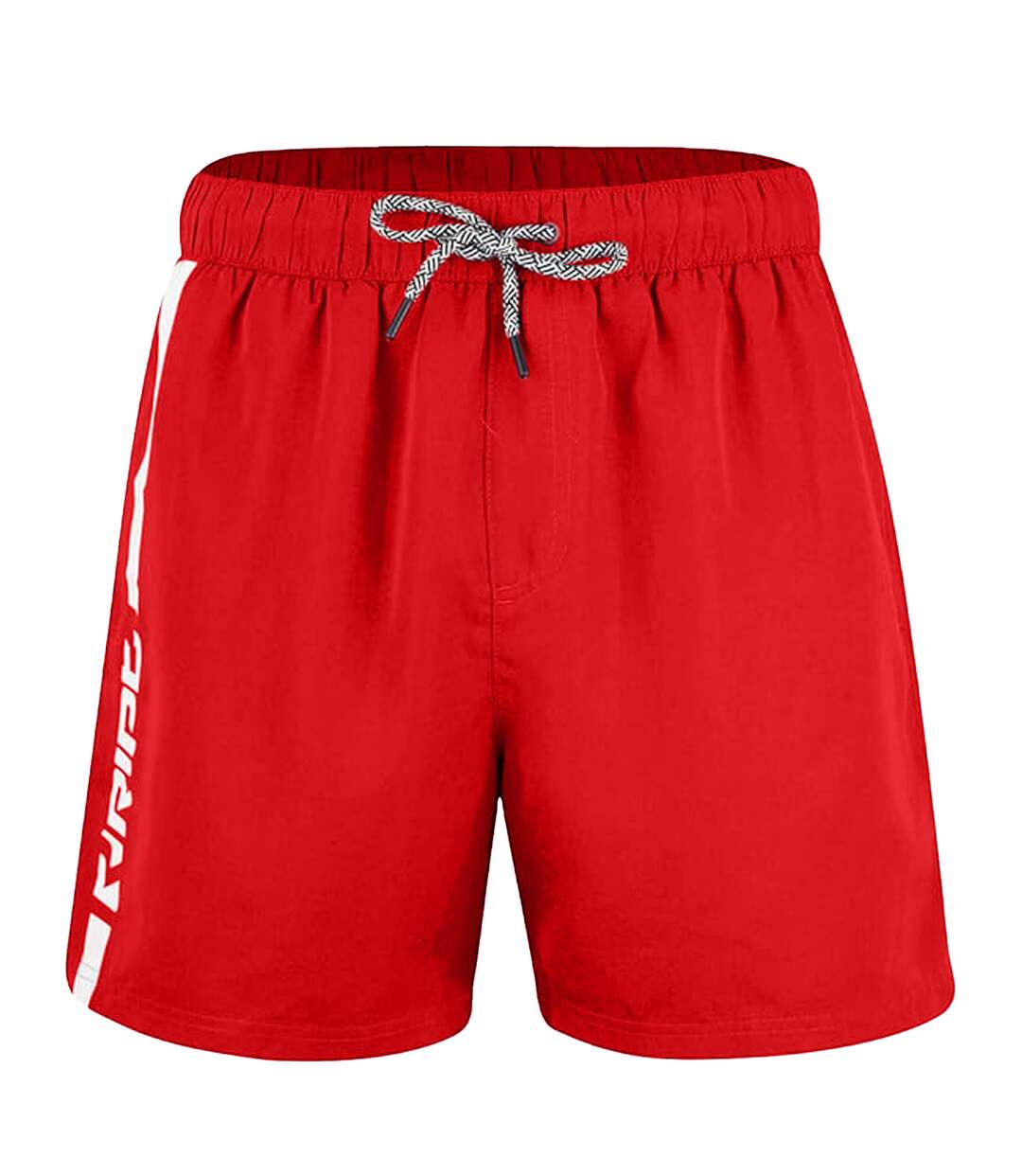 Short de bain homme rouge / blanc RIPT Essentials-1