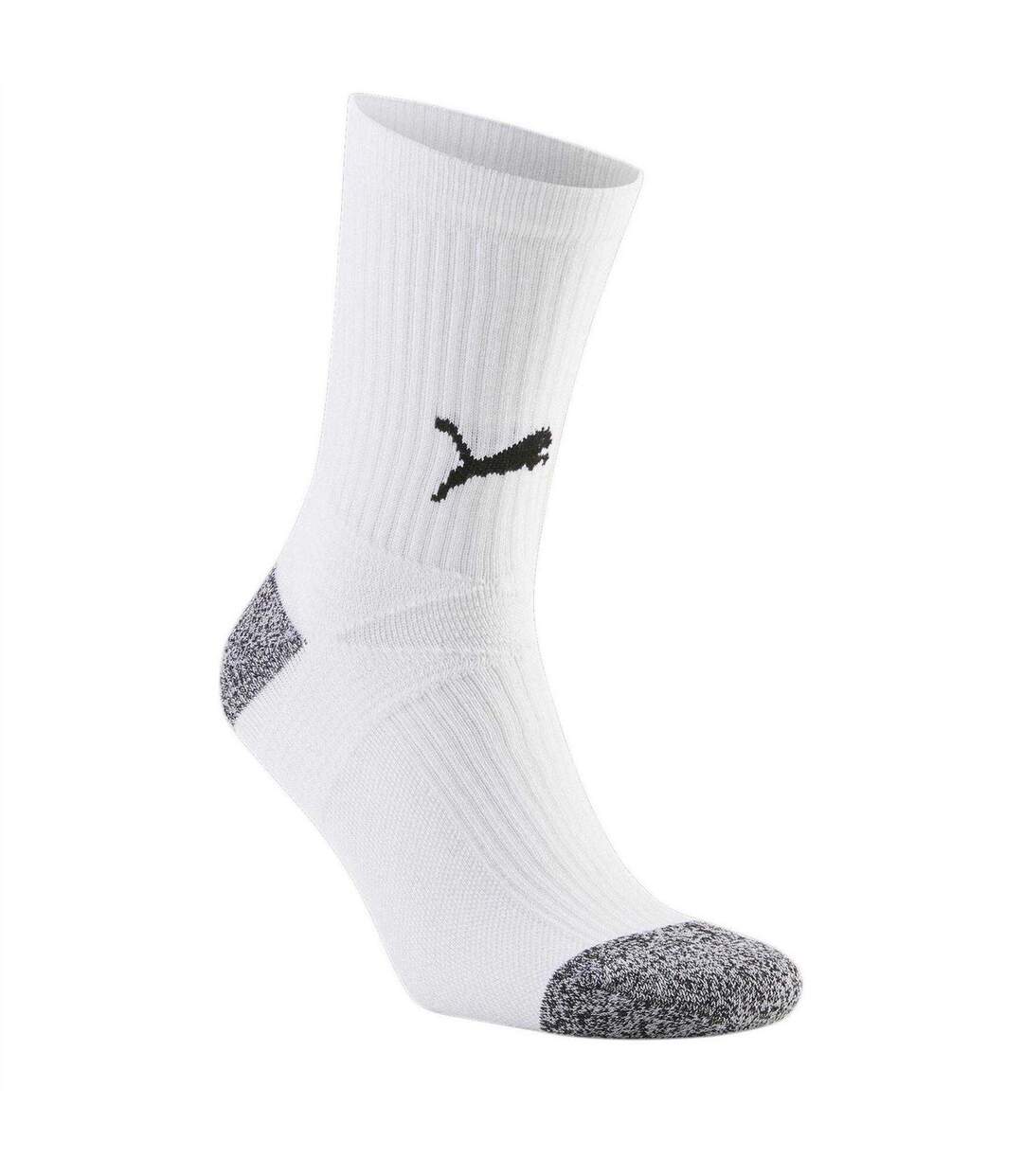 Mens Teamliga Trainer Socks White Black Puma-3