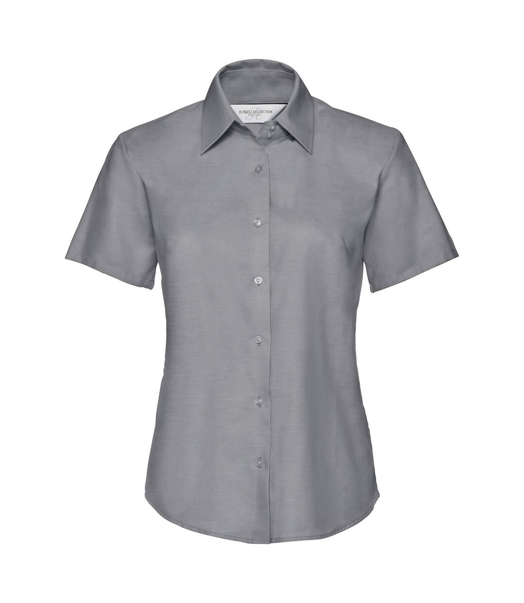 Collection Chemisier À Manches Courtes Femme Gris Argenté Russell-2