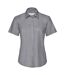 Collection Chemisier À Manches Courtes Femme Gris Argenté Russell-2
