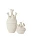 Vase Corail en Argile Seymour 29cm Blanc-3