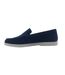 Mens Leather Slip-on Moccasins Navy Jack Wills-3
