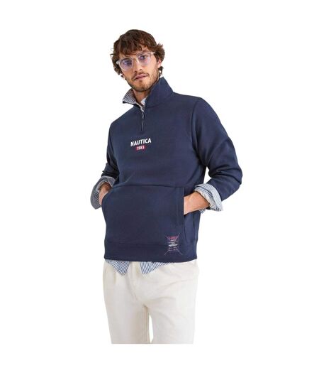 Mens Lumin Quarter Zip Top Dark Navy Nautica