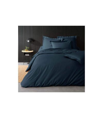 Housse de Couette Percaline 220x240cm Bleu Nuit