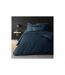 Housse de Couette Percaline 220x240cm Bleu Nuit-1