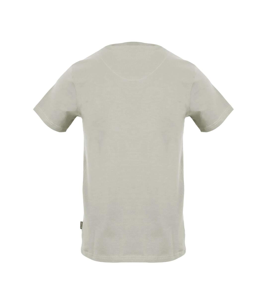 Mens Embroidered Logo Cotton T-shirt Grey Aquascutum-2