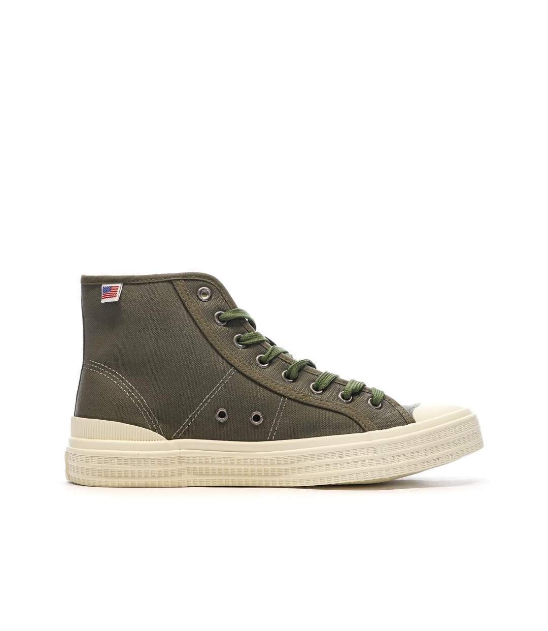 Baskets kaki homme schott william-2