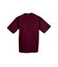 T-shirt manches courtes homme bordeaux Russell Russell