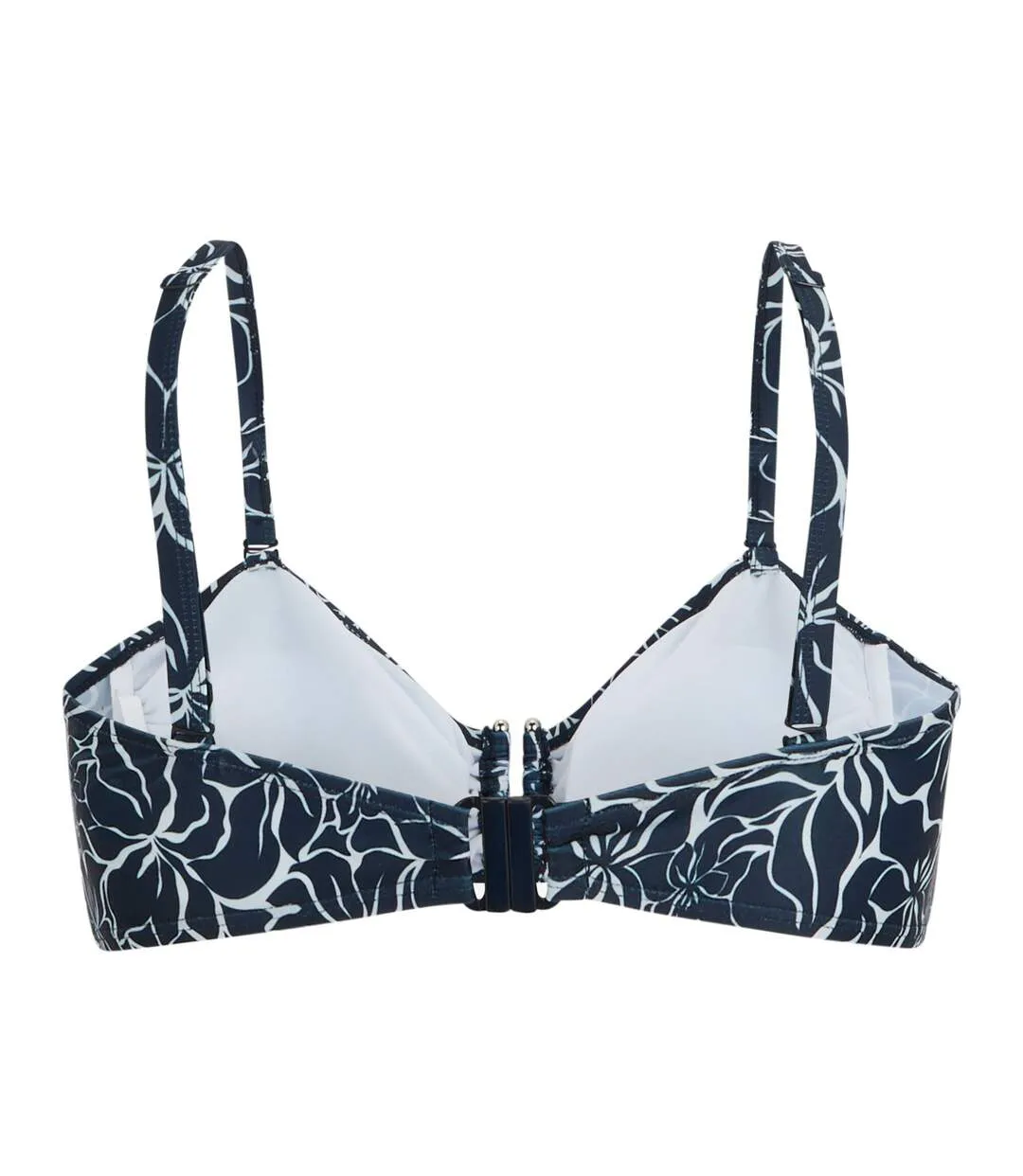 Womens/ladies Aceana Iii Polka Dot Bikini Top Navy Regatta-3