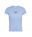 T-shirt bleu femme tommy hilfiger essntl - l-1