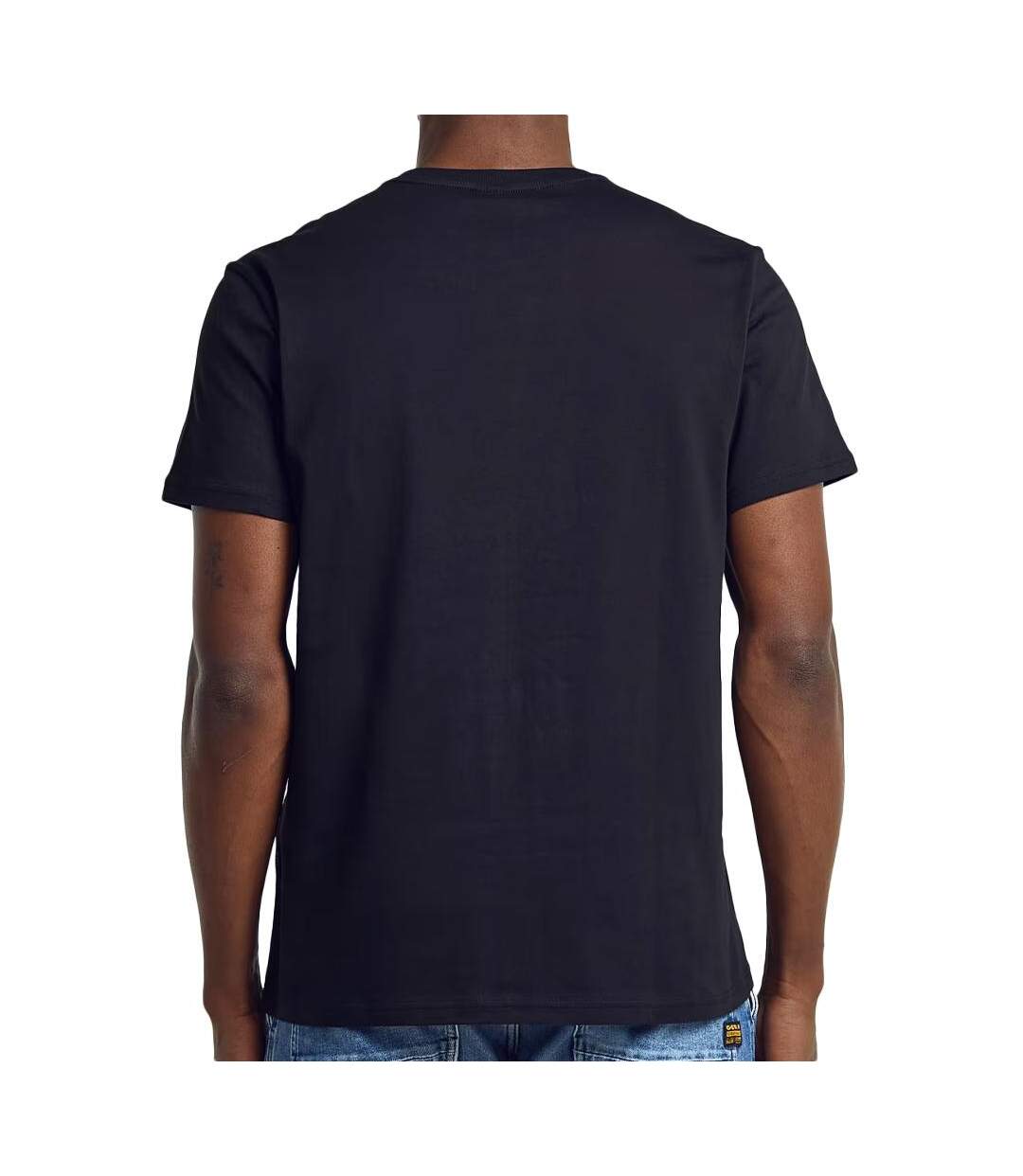 T-Shirt marine homme g-star raw old skools-2