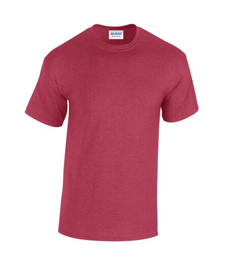 T-shirt Adulte Rouge Foncé Chiné Gildan