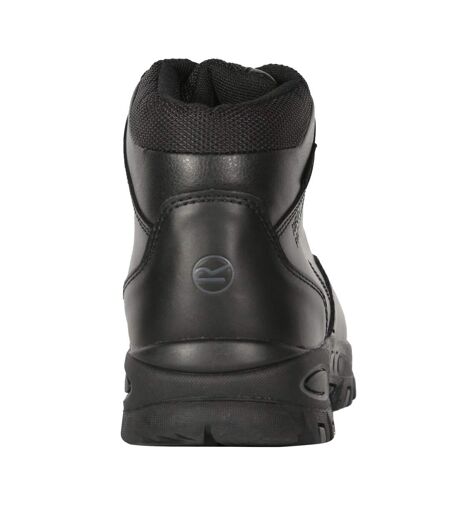 Mens Leather Safety Boots Black Regatta Professional