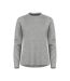 Womens/ladies miami pro round neck sweatshirt grey melange Clique-1