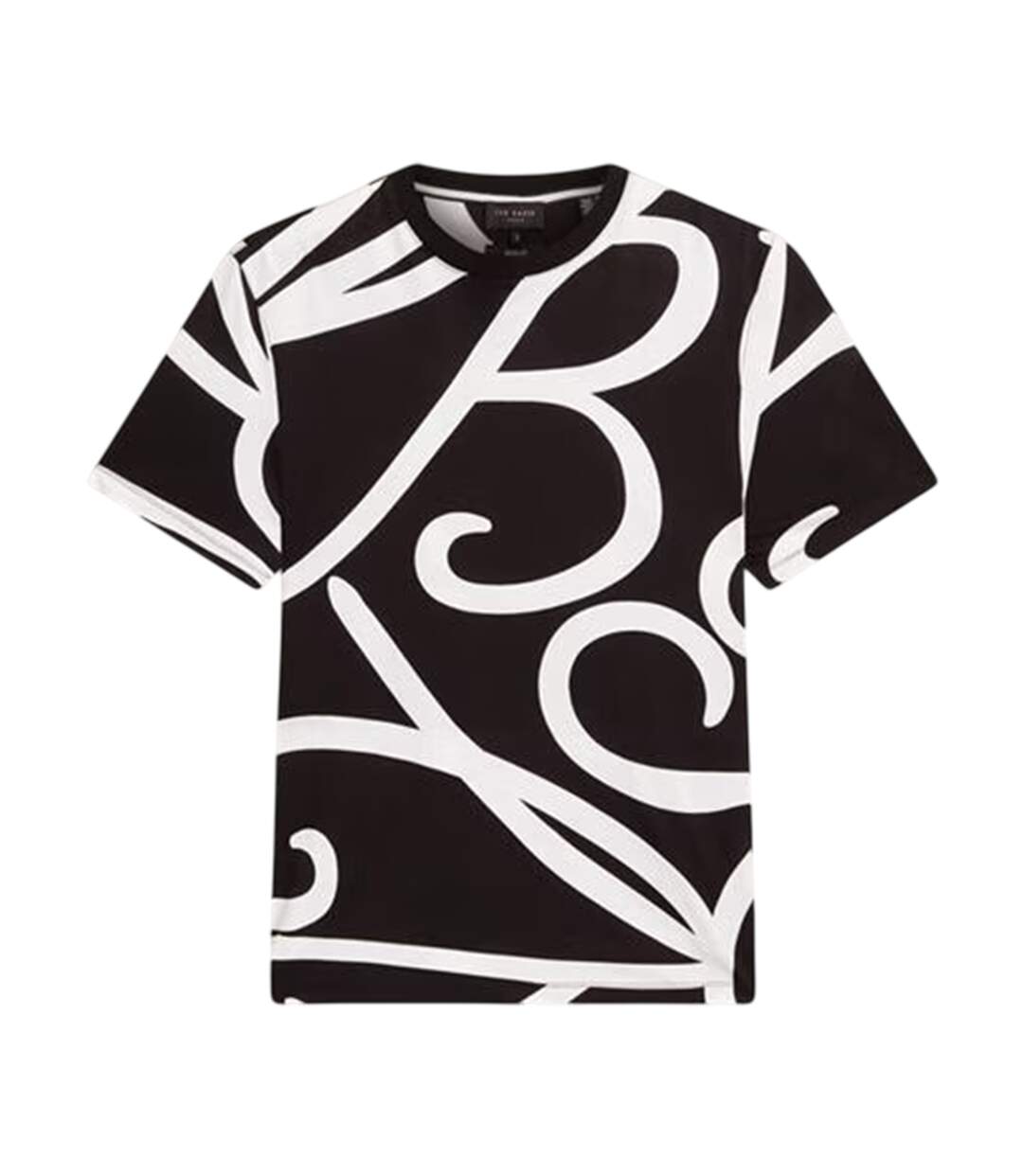 T-shirt Motif/style Texte Homme Noir Ted Baker-2