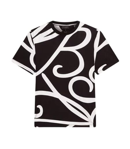 T-shirt Motif/style Texte Homme Noir Ted Baker