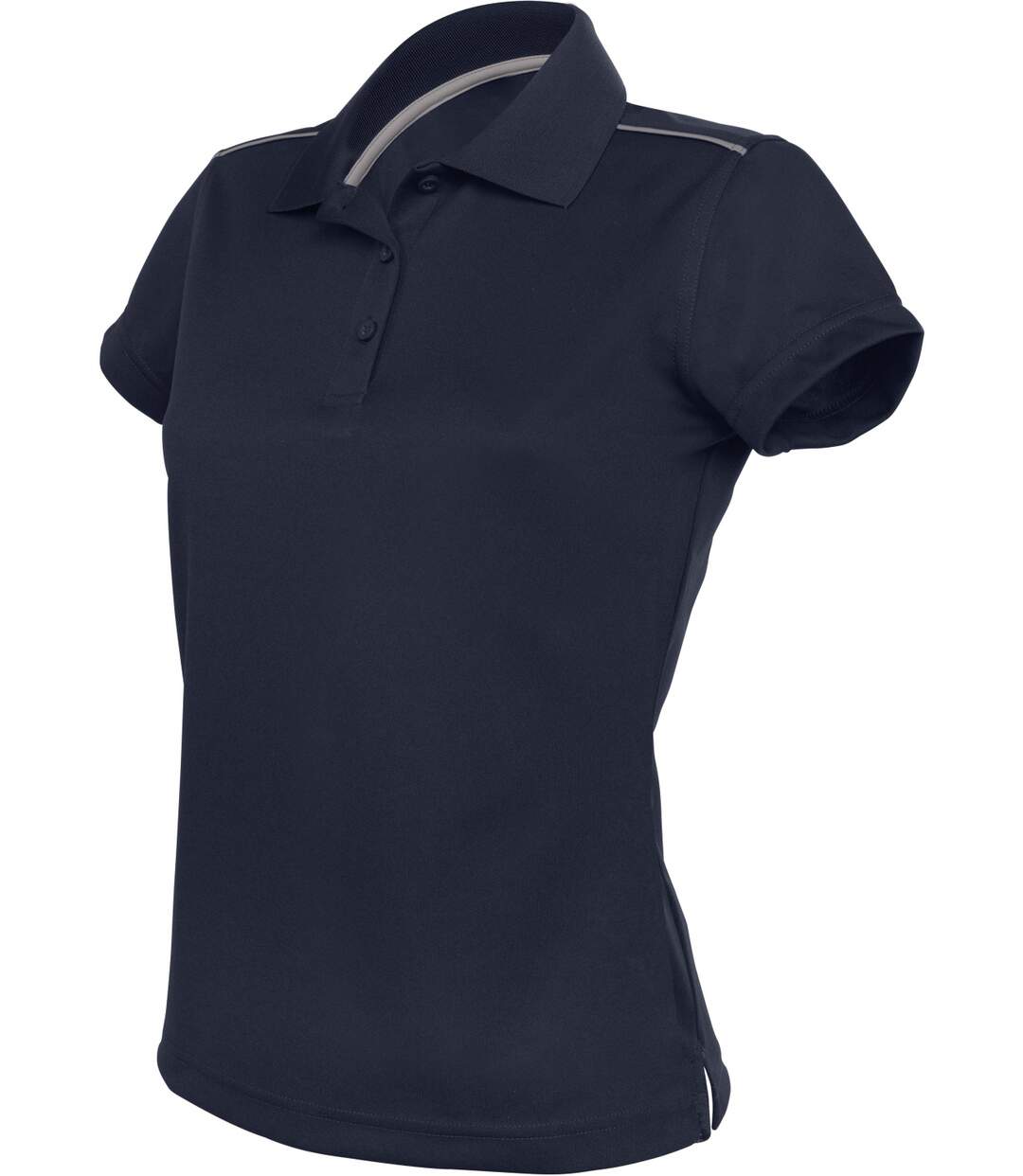 Polo femme sport - PA481 - bleu marine - manches courtes-2