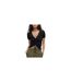 Womens/ladies Slissy Top Black Hugo-1