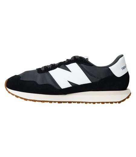 Mens 237 Retro Suede Trainers Black Grey New Balance