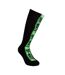Unisex Adult Industrial Belt Socks Black Green Off White-1
