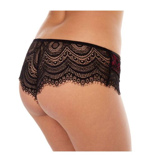 Shorty tanga noir/rouge La Bamba