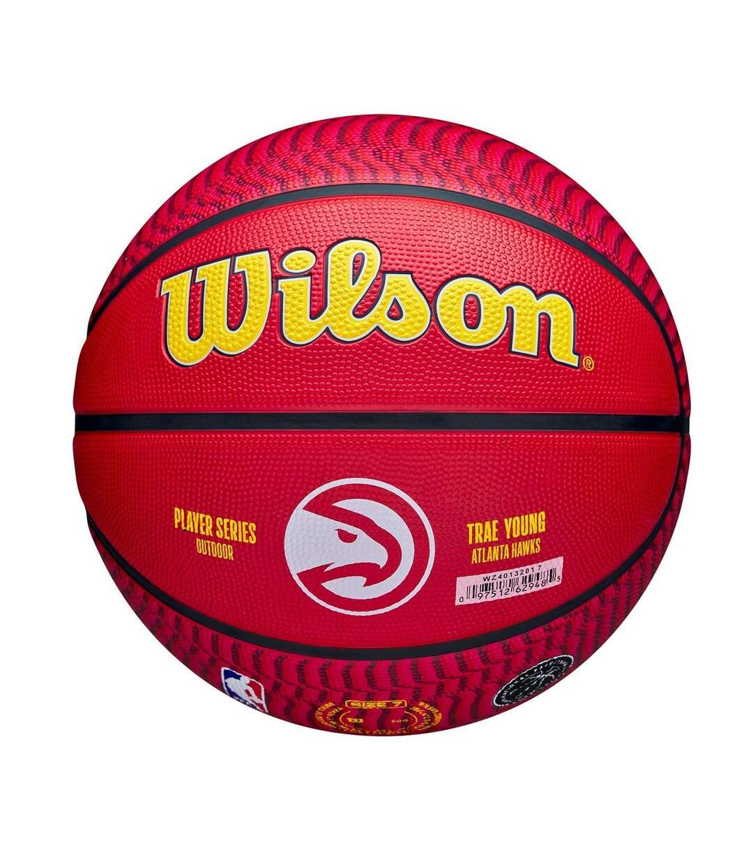 Ballon De Basket Nba Taille 7 Rouge Wilson-1