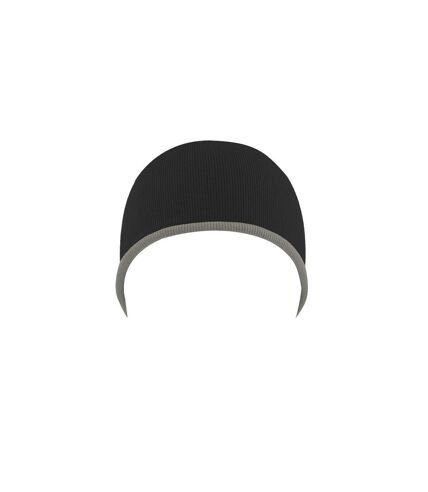 Atlantis Extreme Reversible Jersey Slouch Beanie (Black/Grey) - UTAB178