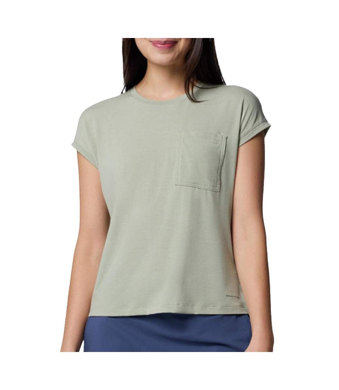 T-Shirt vert femme columbia boundless trek-1