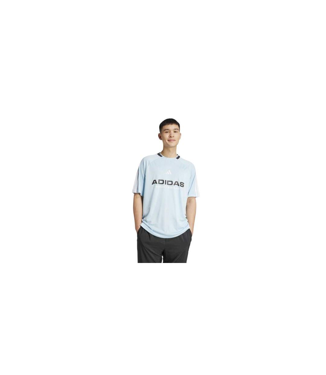 Unisex Adult House Of Tiro Nations T-shirt Light Blue White Adidas-1