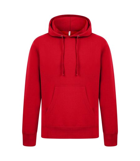 Casual Classics Mens Ringspun Cotton Hoodie (Red)