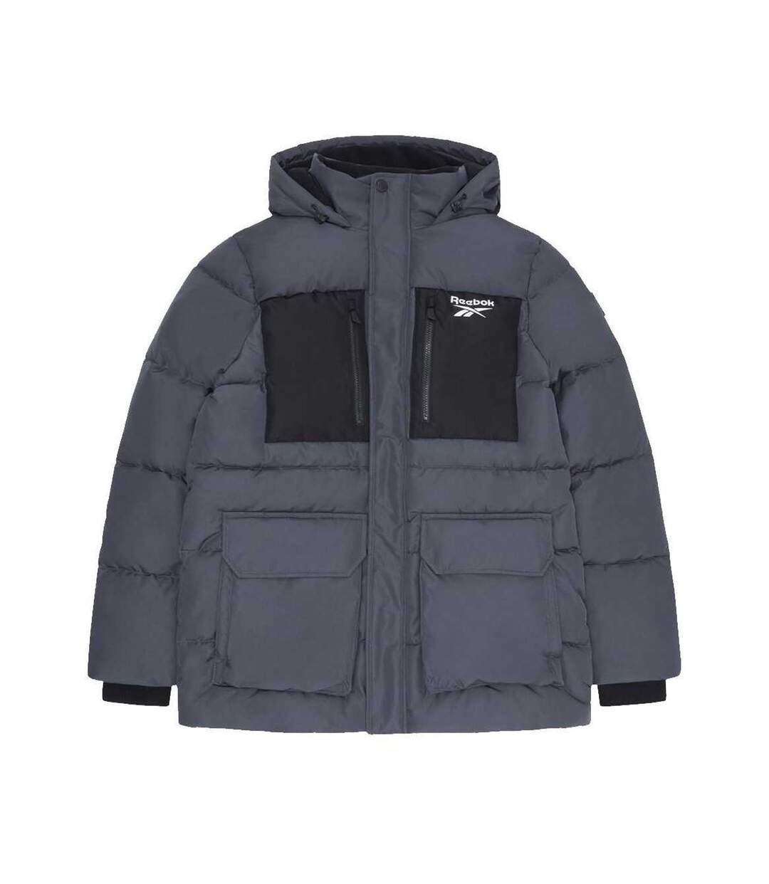 Mens Rb1577 Puffer Jacket Charcoal Reebok-1