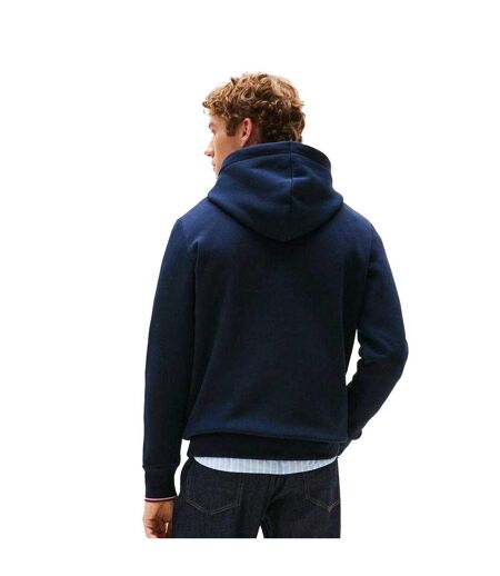 Sweat À Capuche Motif/style Rayure Contrastée Sur Bord Homme Rose Foncé Violet Tommy Hilfiger