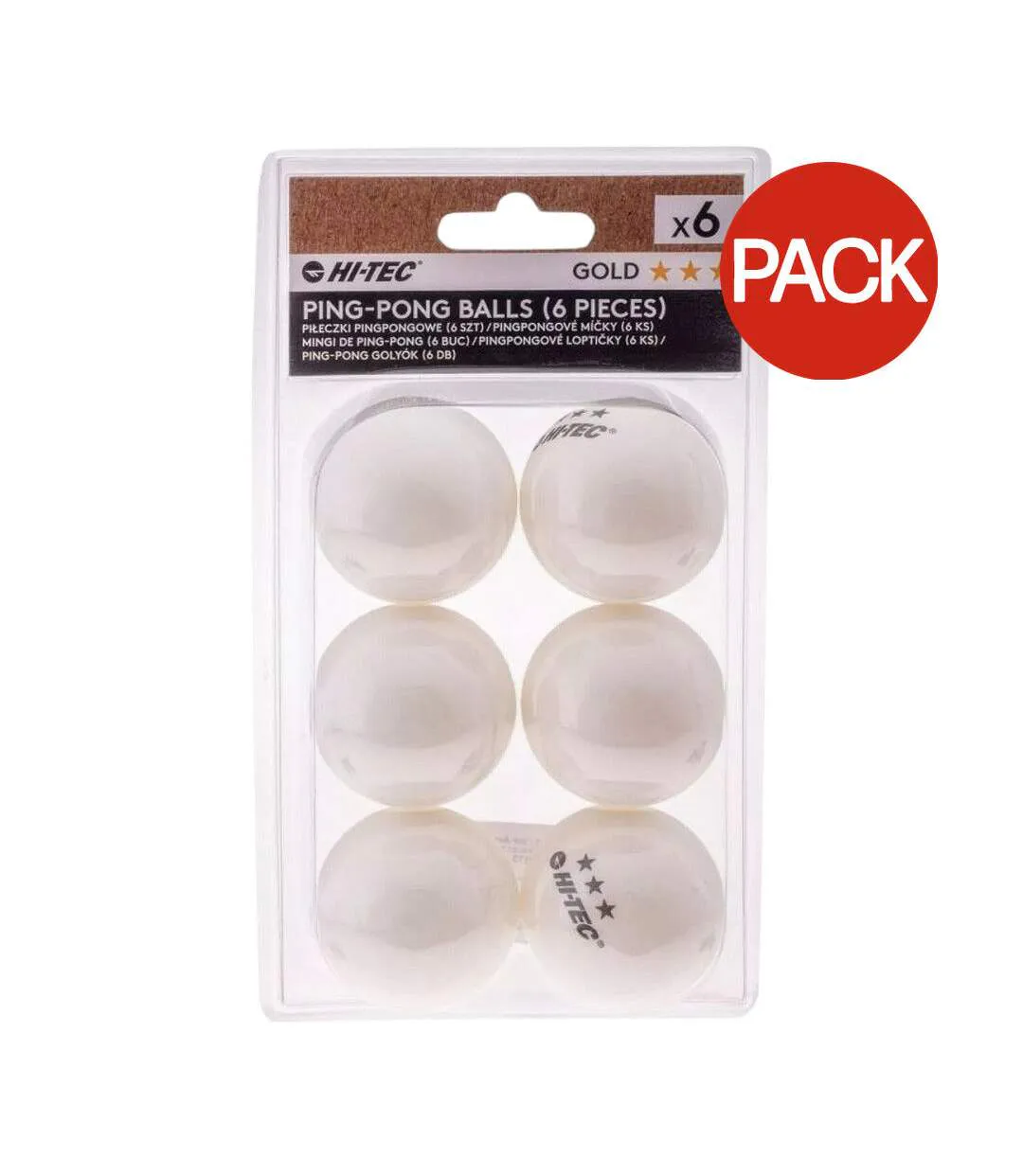 Ensemble Balles De Ping-pong Taille Unique Blanc Hi-Tec-1