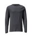 T-shirt Manches Longues Customised Homme Gris Pierre Mascot-1
