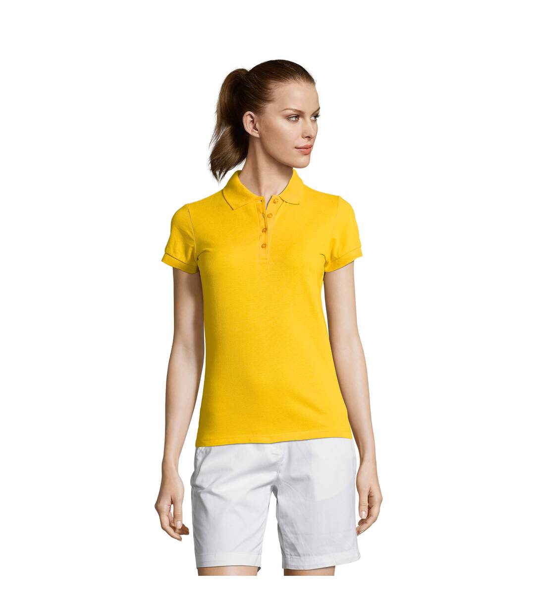 Polo Passion Femme Jaune Or SOLS-1
