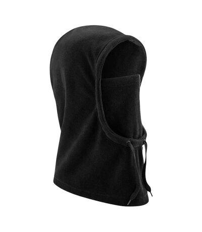 Beechfield Fleece Recycled Detachable Hood (Black) (One Size)