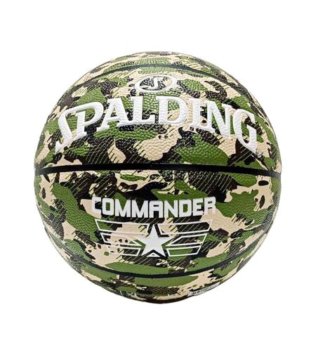 Ballon De Basket Motif/style Camouflage Commander Taille 7 Vert Spalding