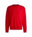 Mens Symond Square Knitted Sweatshirt Pink Hugo-1