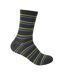 Pack Of 5  Womens/ladies Assorted Designs Crew Socks  Multicoloured Hot Tuna-4
