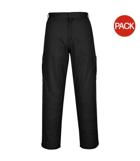 Lot de 2  Pantalon de travail homme noir Portwest