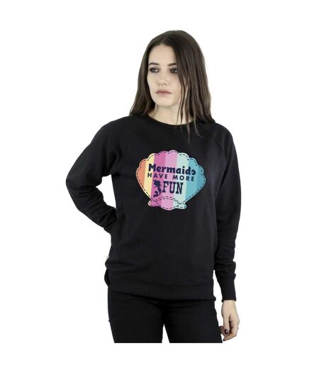 Disney - Sweat THE LITTLE MERMAID FUN - Femme (Noir) - UTBI23396